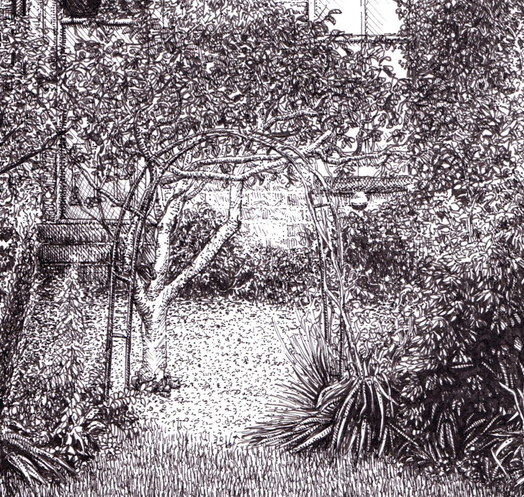 Grove Lane detail. Leeds, drawing by Simon Lewis