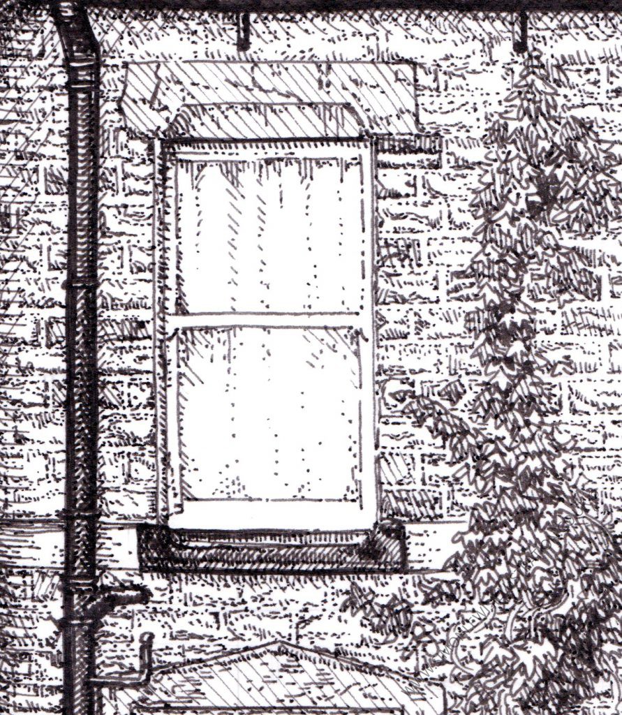 Grove Lane detail. Leeds, drawing by Simon Lewis