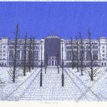 Pensions Building, Leeds screenprint by Simon Lewis