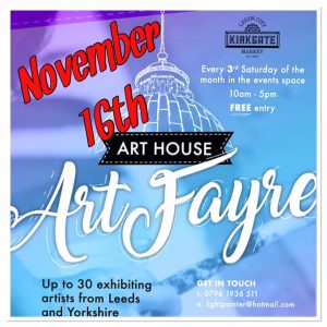 leeds art fayre poster