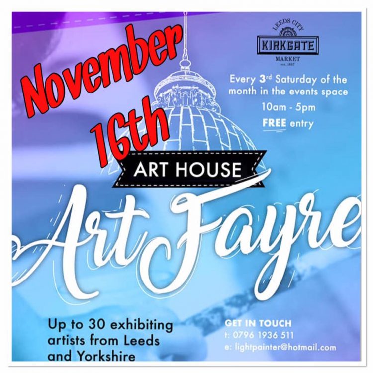leeds art fayre poster